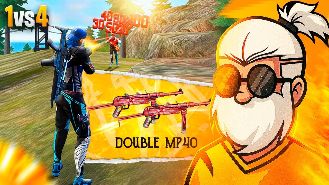 JOGUEI ESSA PARTIDA SOLO VS SQUAD COM 2 MP40 E O FINAL FOI IMPRESSIONANTE!!