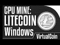 Litecoin Mining with CPU