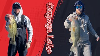 Spring largemouth on Cayuga Lake NY with ReelLifeFishing607.