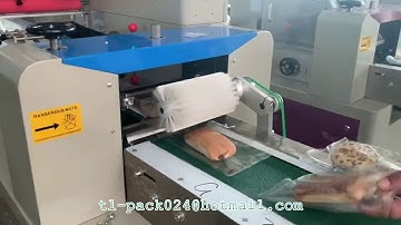 Bread flow pack machine,Bread Pillow packaging machine,Bread flow wrapping machine