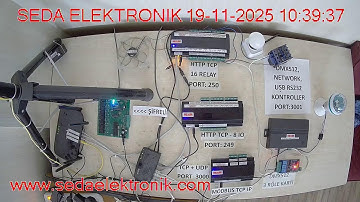 Ethernet Röle IO Kontrol Ürünleri DMX512 Test Sayfası - Ses Komut ile Kontrol | sedaelektronik.com