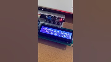 Lập trình arduino dùng lcd i2c code đơn giản
