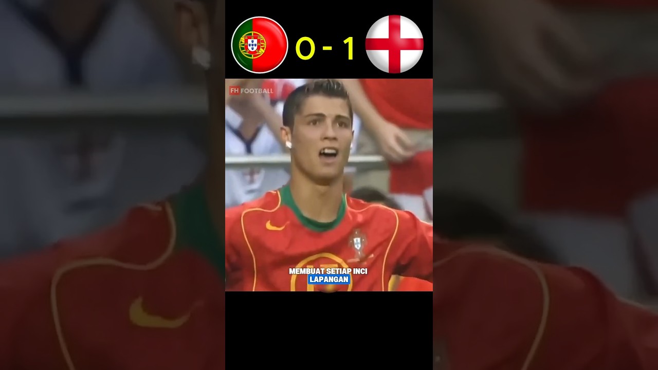 Drama Tergila Sejarah Euro! Portugal Vs Inggris Perempat Final Euro 2004