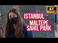 Istanbul Maltepe Sahil parks walking tour | 4K UHD 60 fps | ] Feizullah Mah.walking tour