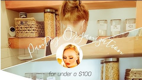 Pantry clean and organize//Clean with me// Tj-maxx haul