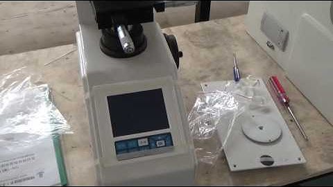 EBP brand Digital Micro Vickers hardness tester Operation Video