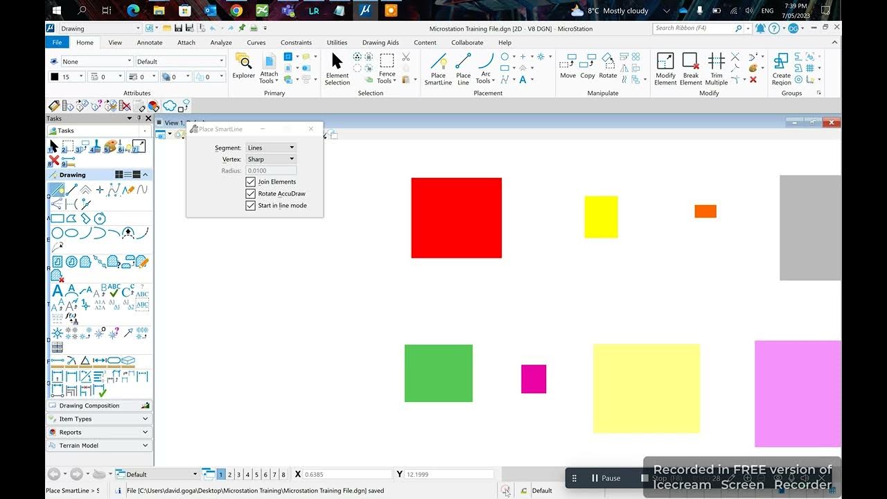 MicroStation CONNECT Edition Snap Not Working YouTube