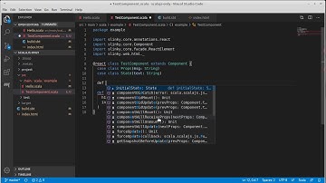 Slinky for React Part 1 (Play using Scala)