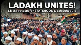 Kargil | Massive Protests Demand Statehood and Sixth Schedule Safeguards