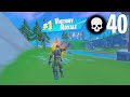 40 Elimination Solo vs Squads Win Full Gameplay Fortnite Chapter 3 Season  3 (PS4 Controller)