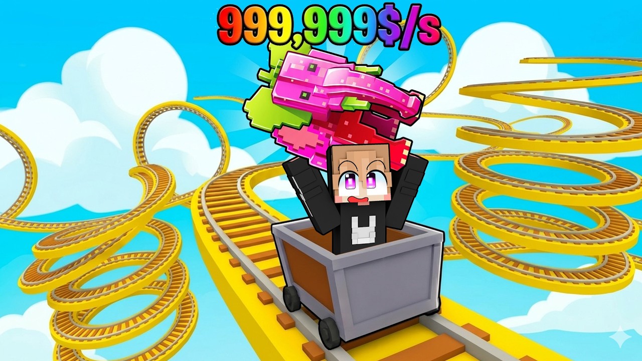 AKU NAIK ROLLER COASTER UNTUK DAPATKAN BRAINROT LANGKA!!