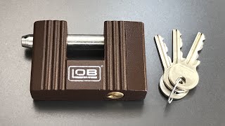 [522] Polish LOB KT02 Shutter Padlock Picked