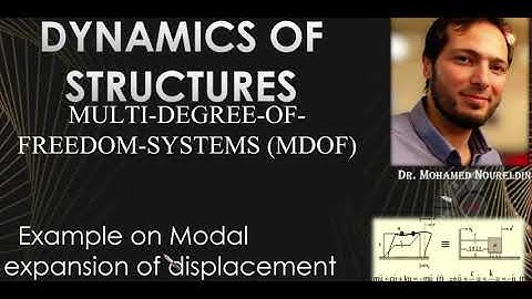 23-MDOF system-Example on modal expansion of displacements