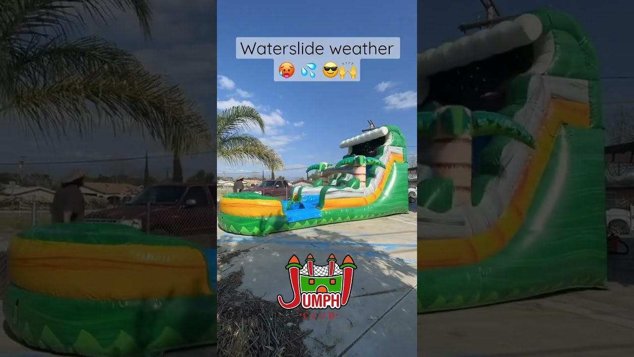 Riverside, California 📍Waterslide rentals available 💦 😎 www.JumpHiClub.com