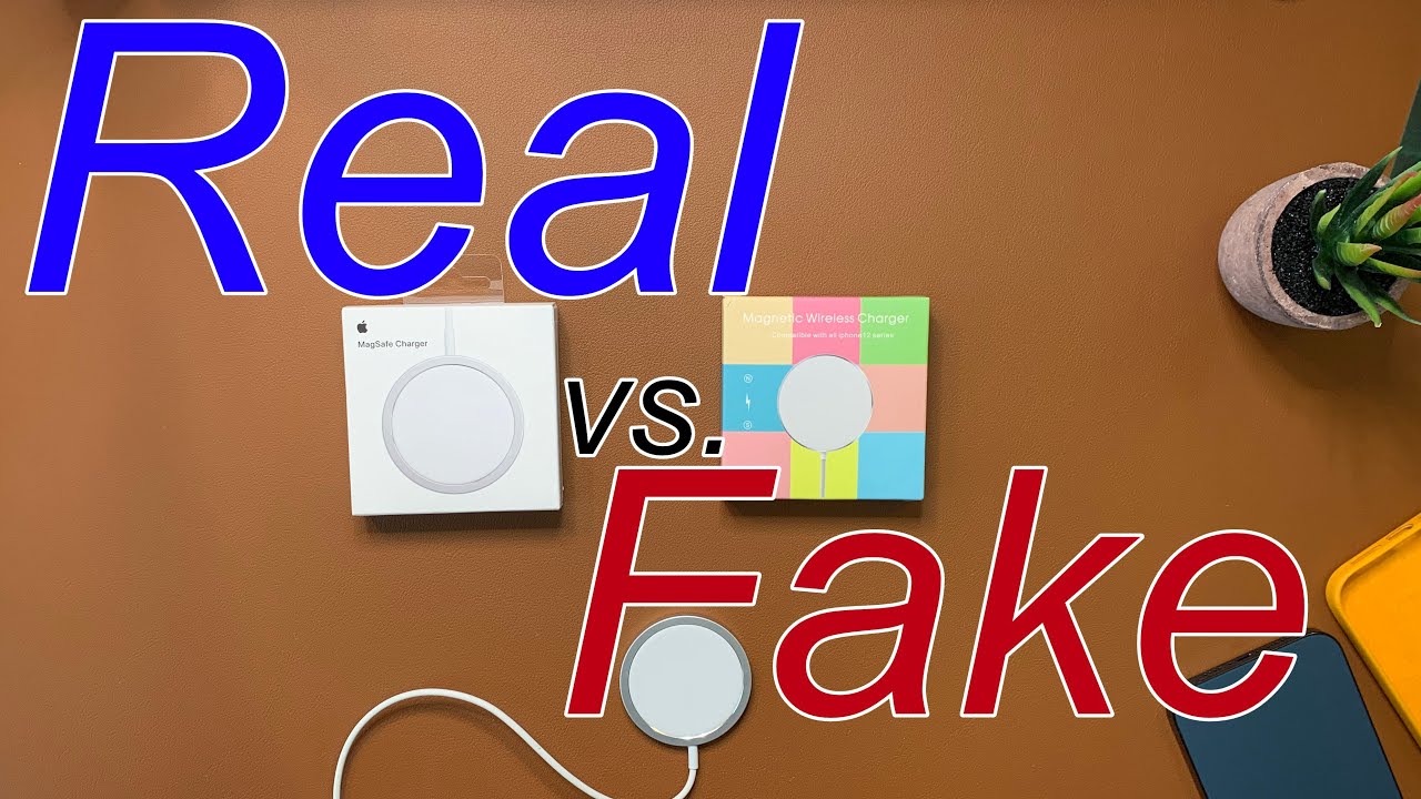 Real vs Fake MagSafe Chargers 