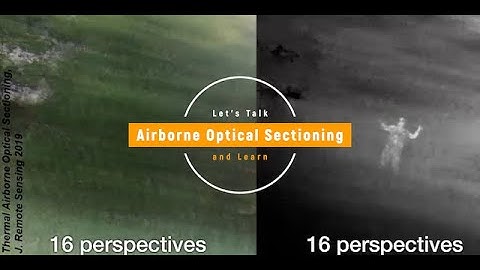 Airborne Optical Sectioning - Drones See Through Trees