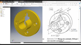 Manga de centrado en Inventor 2019 by DISEÑO MECÁNICO PARA TI 196 views 3 weeks ago 12 minutes, 5 seconds