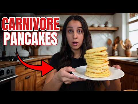 EASY Carnivore Pancakes (dairy free, 3-ingredients)