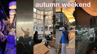 a weekend vlog | concert, edinburgh, dinner date, packing 🍸