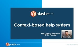 Introducing the context sensitive help system in Plastic SCM screenshot 1