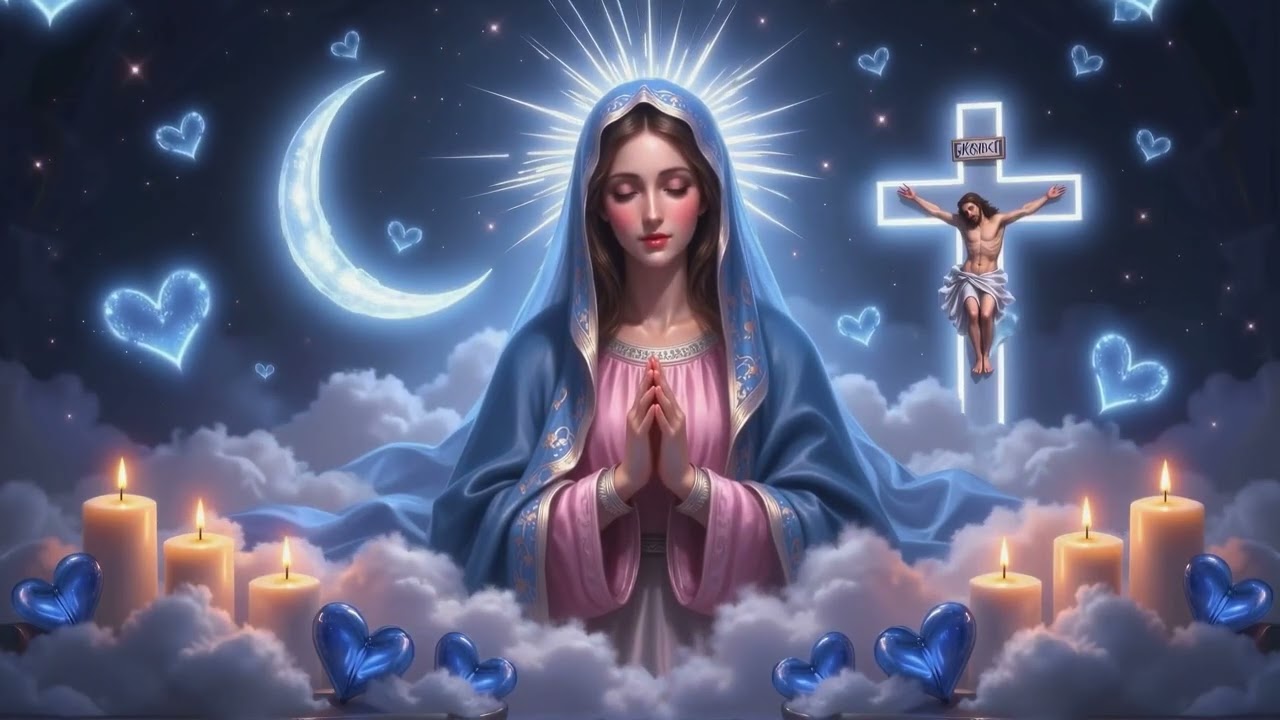 Просто послушайте это. Почувствуйте целебную силу девы марии ~ ПРИВЛЕКАЙТЕ ЧУДЕСА, любовь и божес...