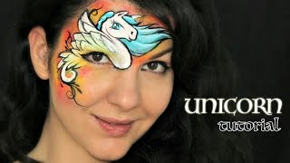 unicorn face painting pony makeup pegasus