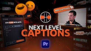 Add animated captions with AutoCaptions by AutoCut (Premiere Pro et DaVinci Resolve)