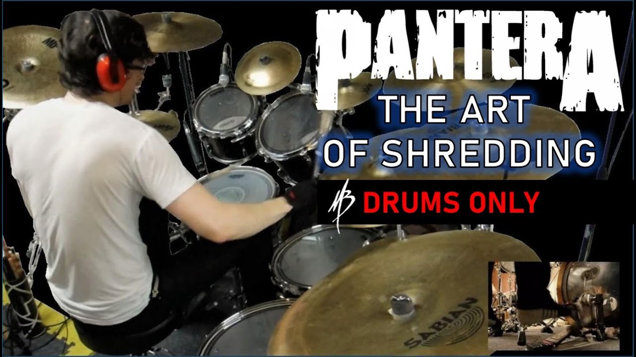 Pantera The Art Of Shredding Drums Only Mbdrums Youtube