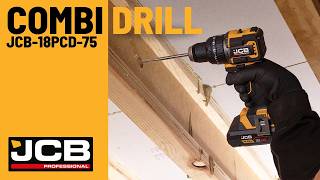 THE JCB PRO TOOL RANGE | The Combi Drill With 75Nm Force, Compact &amp; Reliable - JCB-18PCD-75