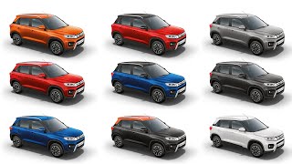 2020 Maruti Vitara Brezza -All Colours - Images