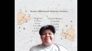 LESSON 1: BASIC UNIVERSAL HUMAN VALUES Guide