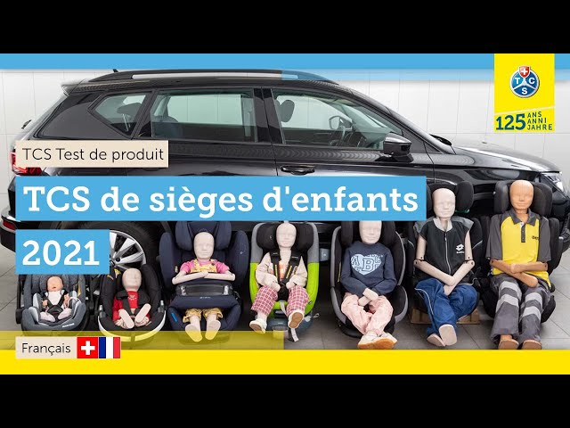 Sièges autos enfants. Les tests 2021 de l'automobile club suisse