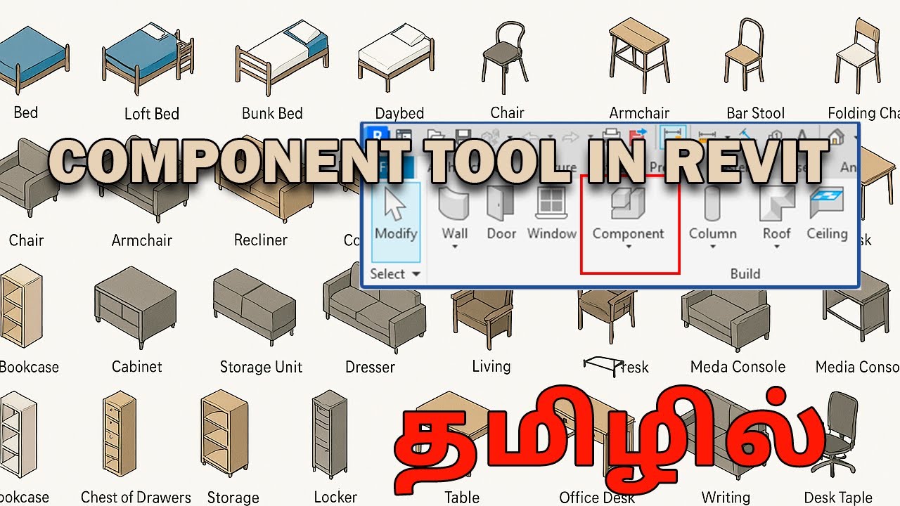 Why இந்த tool 3 Tab la இருக்கு | Revit Component tool - YouTube