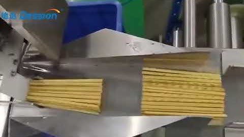 long stick biscuits/ cookies automatic counting and packing machine
