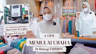 4 Tips Memulai Usaha di Bidang Fashion