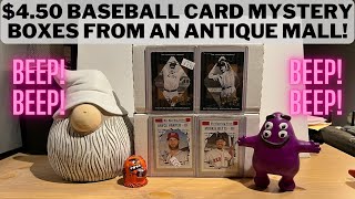 $4.50 Baseball Card Mystery Boxes From an Antique Mall - Was There Anything Good Inside?