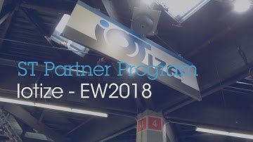 ST at Embedded World 2018 with ST Partner Iotize