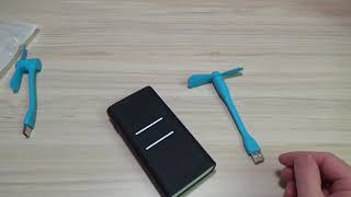 Xiaomi ZMI Портативный гибкий USB-мини-вентилятор с 3-мя скоростями