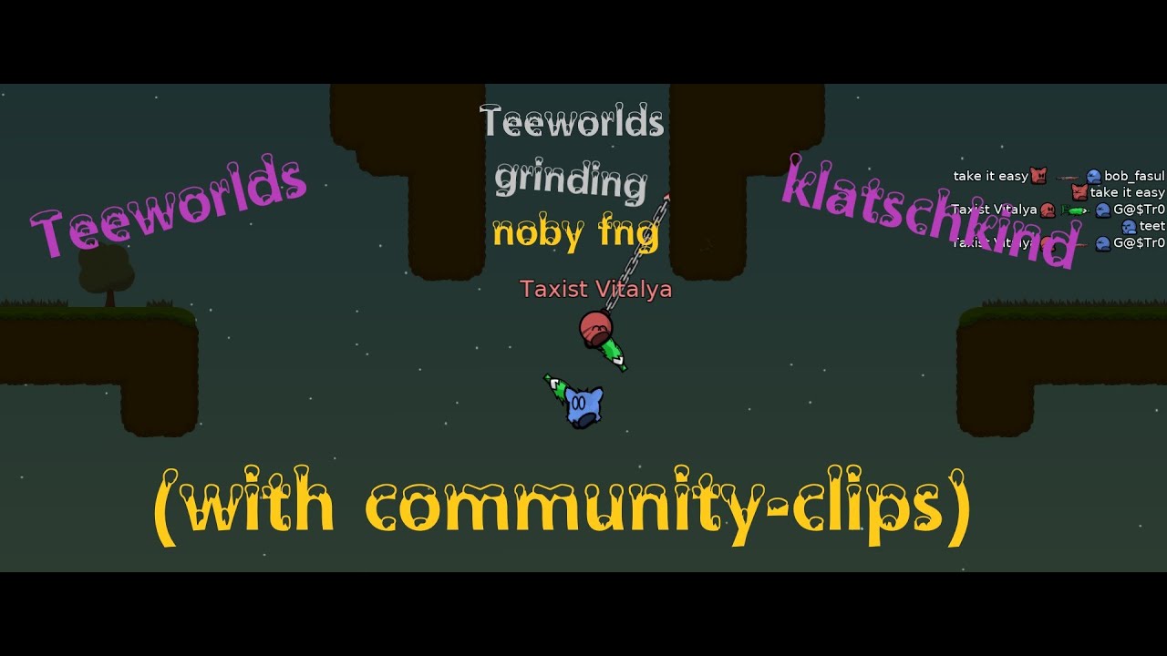 teeworlds | grinding noby fng (with community-clips)