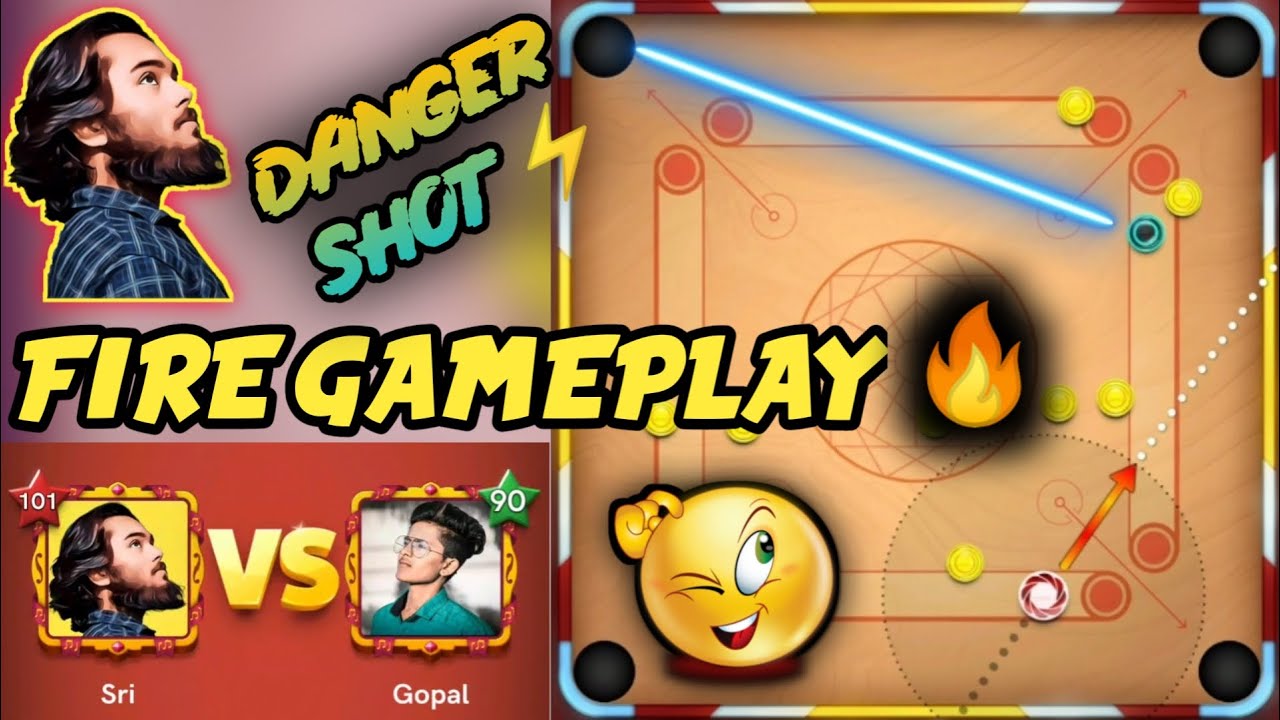 🌟Dangerous gameplay🔥⚡/ Carrom pool😎🤙/ Trick Shots by Sri🤙/Must Watch👌