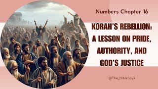 Numbers Chapter 16: Korah’s Rebellion: A Lesson on Pride, Authority, and God’s Justice