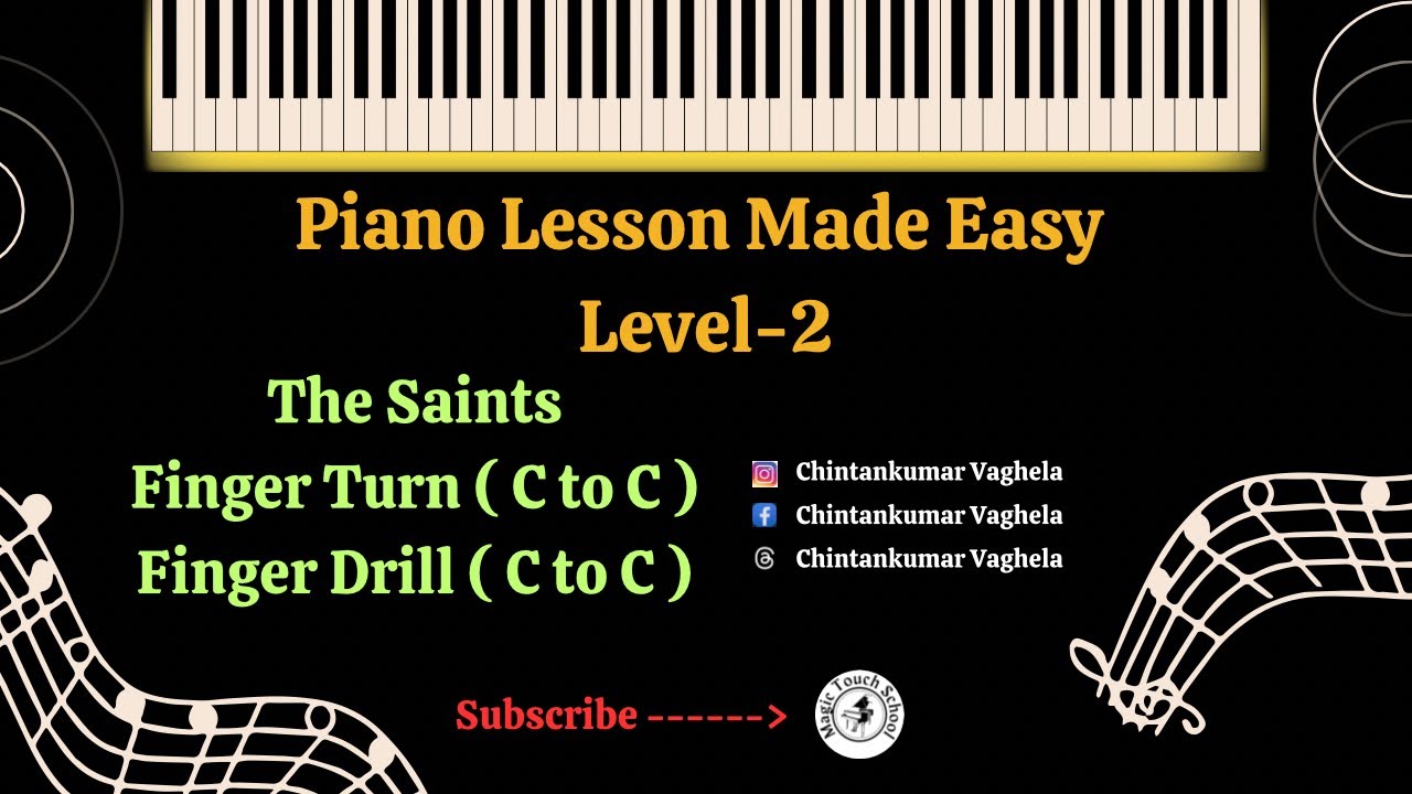 Piano Lesson Made Easy Level - 2 ( Part - 12 ) - YouTube
