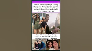 Marsha Aruan Menghibur Diri Melihat Lamaran El Rumi & Syifa Hadju #marshaaruan #shortvideo