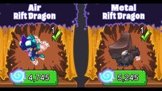 Dragonvale Mini: Ep. 12 Getting the Air and Metal Rift dragons!