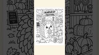 Autumn Coloring Book for Kids Ages 4-8 | 29 Cozy Fall Coloring Pages
