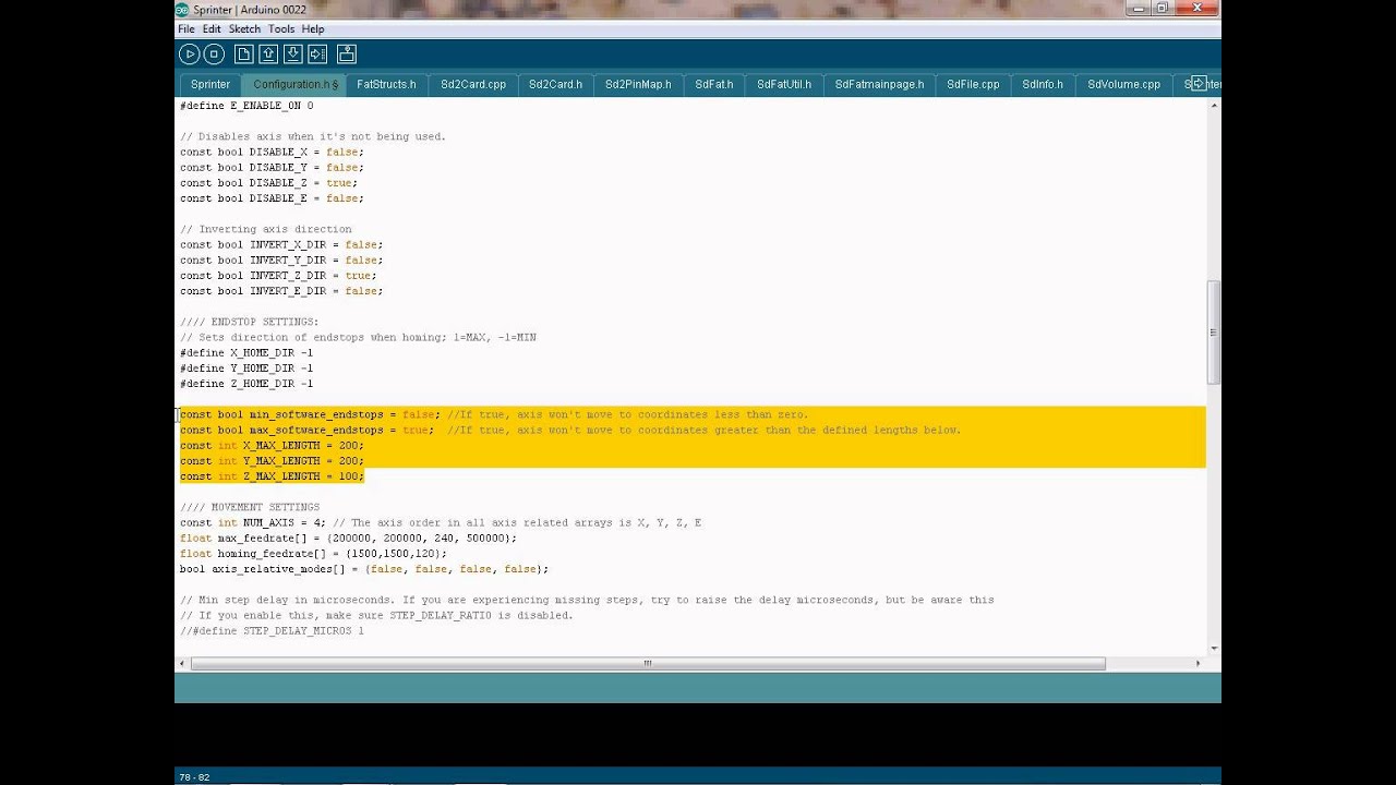 Still Extruding: Configuring Sprinter Firmware - YouTube
