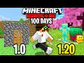 I Survived 100 Days In Hardcore Minecraft But The Game Keeps Updating