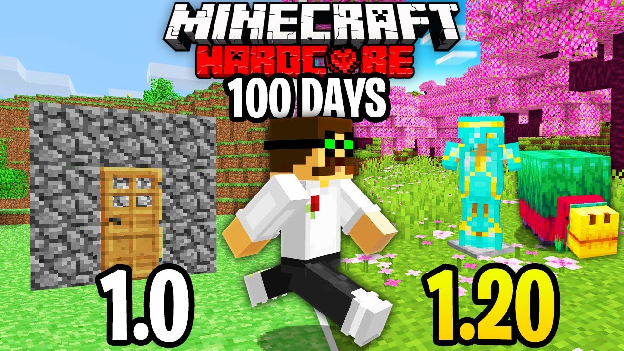 I Survived 100 DAYS as BOXY BOO in HARDCORE Minecraft! - video Dailymotion