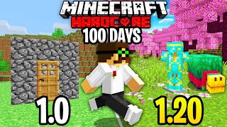 I Survived 100 Days In Hardcore Minecraft But The Game Keeps Updating