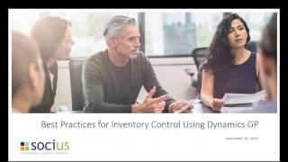 Best Practices for Inventory Control Using Dynamics GP
